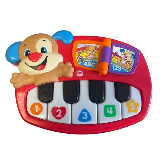 Fisher-Price Laugh & Learn Puppy Piano Toy With Lights & Sounds For Toddlers - Picture 1 of 2